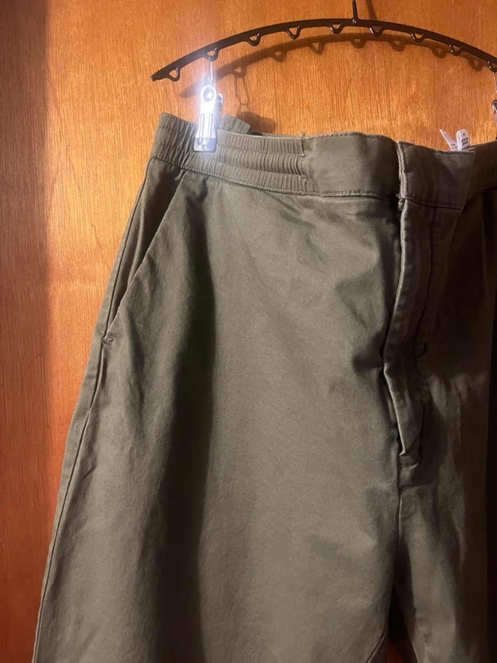 Men’s Denver Hayes Olive Green Chinos 42X30 - Picture 5 of 11